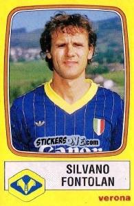 Sticker Silvano Fontolan - Calciatori 1985-1986 n. 284 - Panini