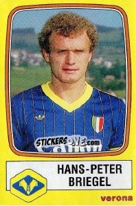 Figurina Hans-Peter Briegel - Calciatori 1985-1986 - Panini