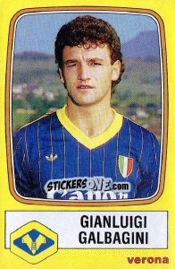 Sticker Gianluigi Galbagini - Calciatori 1985-1986 - Panini