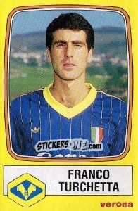 Sticker Franco Turchetta - Calciatori 1985-1986 n. 296 - Panini