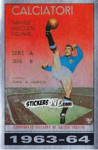 Cromo Copertina Calciatori 1963-64