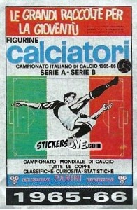 Figurina Copertina Calciatori 1965-66 - Calciatori 1985-1986 - Panini