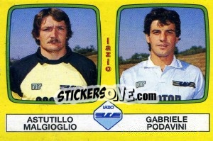 Sticker Astutillo Malgioglio / Gabriele Podavini - Calciatori 1985-1986 n. 469 - Panini