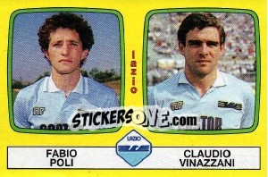 Sticker Fabio Poli / Claudio Vinazzani - Calciatori 1985-1986 n. 473 - Panini