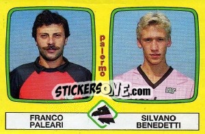 Sticker Franco Paleari / Silvano Benedetti - Calciatori 1985-1986 n. 487 - Panini