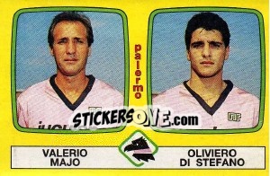 Sticker Valerio Maja / Oliviero Di Stefano - Calciatori 1985-1986 n. 494 - Panini
