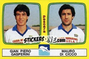 Sticker Gian Piero Gasperini / Mauro Di Cicco - Calciatori 1985-1986 n. 511 - Panini