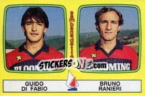 Cromo Guido Di Fabio / Bruno Ranieri