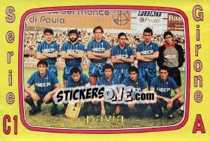 Sticker Squadra Pavia - Calciatori 1985-1986 - Panini