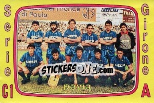 Sticker Squadra Pavia