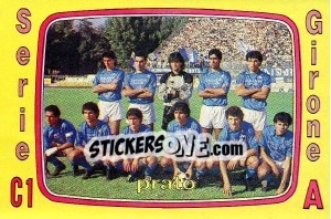 Figurina Squadra Prato - Calciatori 1985-1986 - Panini