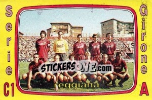 Figurina Squadra Reggiana