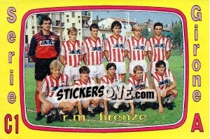 Sticker Squadra R.M. Firenze - Calciatori 1985-1986 n. 550 - Panini