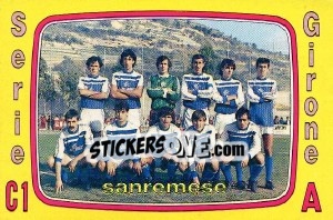 Sticker Squadra Sanremese - Calciatori 1985-1986 n. 552 - Panini