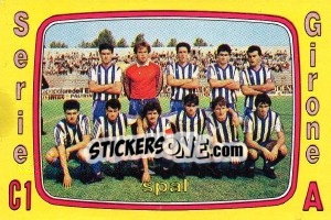 Figurina Squadra Spal - Calciatori 1985-1986 - Panini