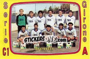 Figurina Squadra Trento - Calciatori 1985-1986 - Panini