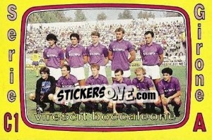 Sticker Squadra Virescit Boccaleone - Calciatori 1985-1986 - Panini