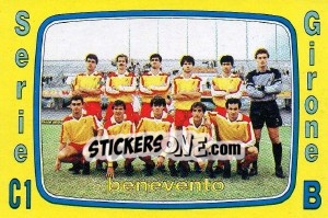 Sticker Squadra Benevento - Calciatori 1985-1986 - Panini