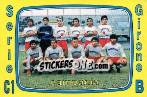 Figurina Squadra Campania - Calciatori 1985-1986 - Panini