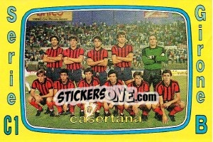Figurina Squadra Casertana - Calciatori 1985-1986 - Panini