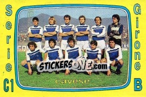 Figurina Squadra Cavese - Calciatori 1985-1986 - Panini