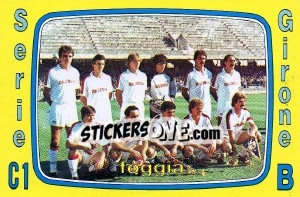 Sticker Squadra Foggia - Calciatori 1985-1986 - Panini