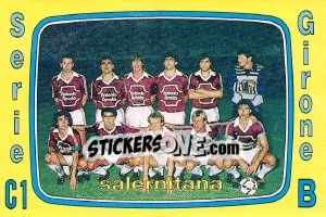 Figurina Squadra Salernitana - Calciatori 1985-1986 - Panini
