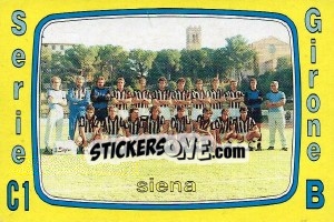 Cromo Squadra Siena - Calciatori 1985-1986 - Panini