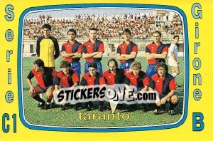 Figurina Squadra Taranto - Calciatori 1985-1986 - Panini