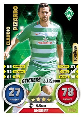 Sticker Claudio Pizarro