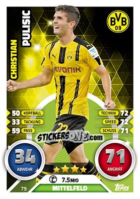 Sticker Christian Pulisic