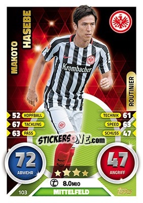 Sticker Makoto Hasebe