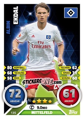 Sticker Albin Ekdal