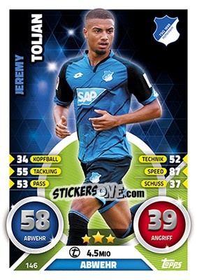 Sticker Jeremy Toljan