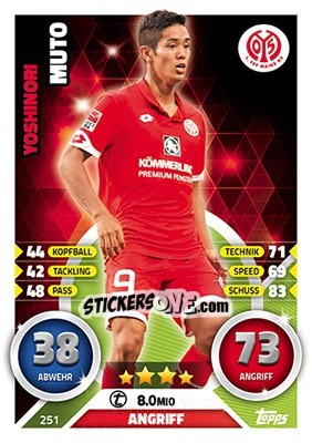 Sticker Yoshinori Muto