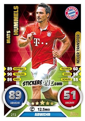 Cromo Mats Hummels