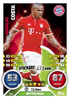 Cromo Douglas Costa