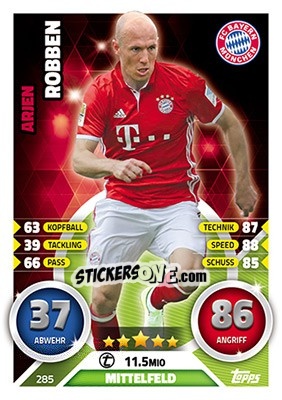 Sticker Arjen Robben