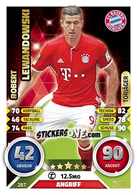 Cromo Robert Lewandowski