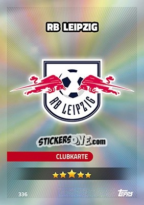 Sticker RB Leipzig - German Fussball Bundesliga 2016-2017. Match Attax - Topps