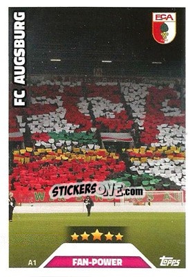 Cromo FC Augsburg - German Fussball Bundesliga 2016-2017. Match Attax - Topps