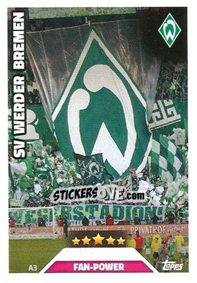 Cromo SV Werder Bremen - German Fussball Bundesliga 2016-2017. Match Attax - Topps