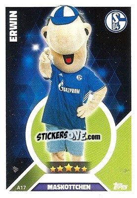 Sticker Erwin - German Fussball Bundesliga 2016-2017. Match Attax - Topps