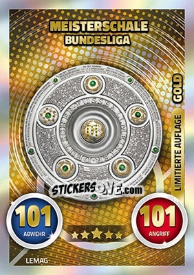 Sticker Meisterschale Bundesliga