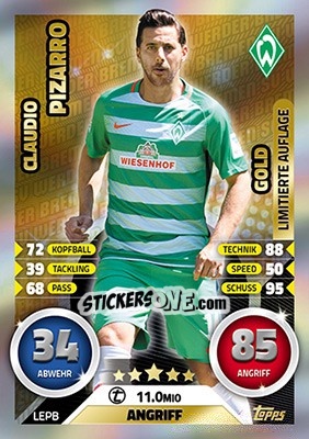 Sticker Claudio Pizarro