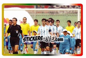 Figurina Final - Argentina-Brasil - Copa América. Venezuela 2007 - Panini