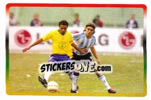 Sticker Final - Argentina-Brasil - Copa América. Venezuela 2007 n. 7 - Panini
