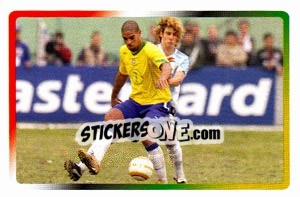 Sticker Final - Argentina-Brasil - Copa América. Venezuela 2007 n. 10 - Panini