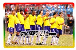 Figurina Final - Argentina-Brasil - Copa América. Venezuela 2007 - Panini