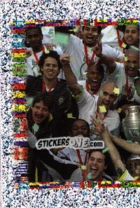 Figurina Brasil Champion (1 of 2) - Copa América. Venezuela 2007 - Panini